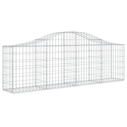 Cesti Gabbioni ad Arco 30 pz 200x30x60/80 cm Ferro Zincato - homemem39