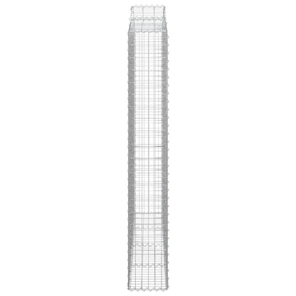 Cesti Gabbioni ad Arco 2 pz 200x30x200/220 cm Ferro Zincato | homemem39