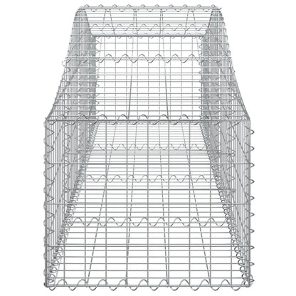 Cesti Gabbioni ad Arco 3 pz 200x50x40/60 cm Ferro Zincato - homemem39