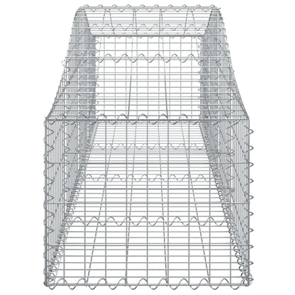 Cesti Gabbioni ad Arco 18 pz 200x50x40/60 cm Ferro Zincato - homemem39