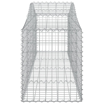 Cesti Gabbioni ad Arco 10 pz 200x50x60/80 cm Ferro Zincato - homemem39