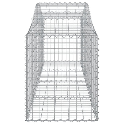 Cesti Gabbioni ad Arco 13 pz 200x50x60/80 cm Ferro Zincato - homemem39
