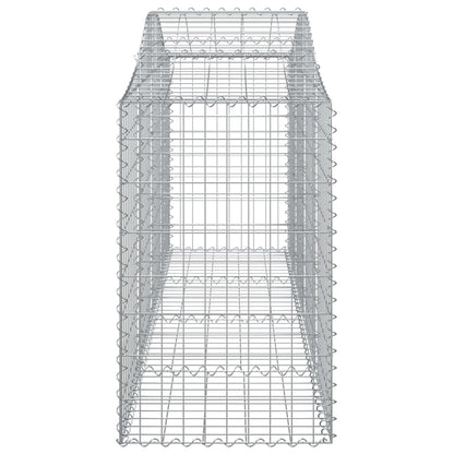 Cesti Gabbioni ad Arco 13 pz 200x50x80/100 cm Ferro Zincato - homemem39