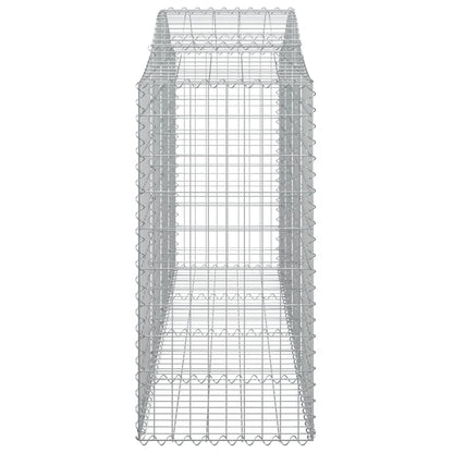 Cesti Gabbioni ad Arco 8 pz 200x50x100/120 cm Ferro Zincato - homemem39