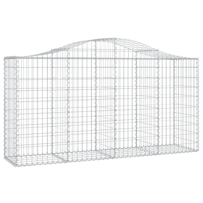 Cesti Gabbioni ad Arco 40 pz 200x50x100/120 cm Ferro Zincato - homemem39