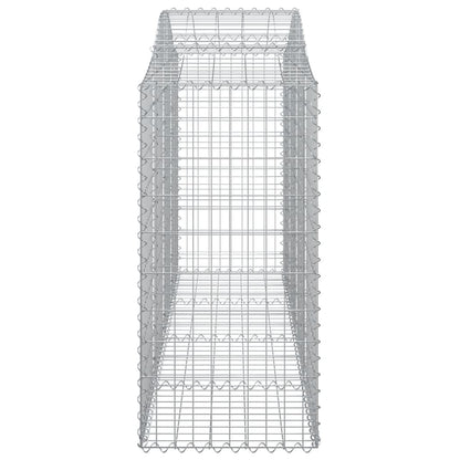 Cesti Gabbioni ad Arco 8 pz 200x50x120/140 cm Ferro Zincato - homemem39