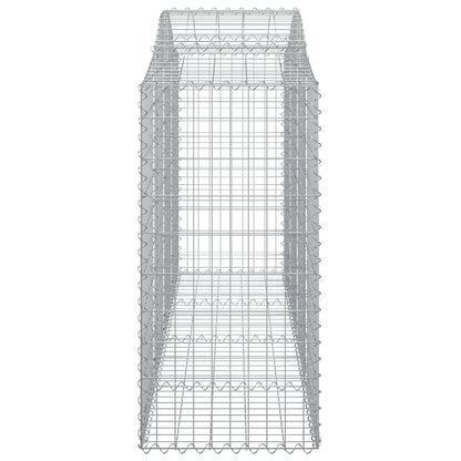 Cesti Gabbioni ad Arco 12 pz 200x50x120/140 cm Ferro Zincato - homemem39