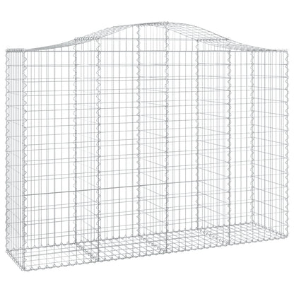 Cesti Gabbioni ad Arco 10 pz 200x50x140/160 cm Ferro Zincato - homemem39