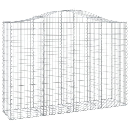 Cesti Gabbioni ad Arco 50 pz 200x50x140/160 cm Ferro Zincato - homemem39