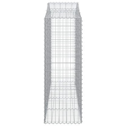 Cesti Gabbioni ad Arco 50 pz 200x50x140/160 cm Ferro Zincato - homemem39