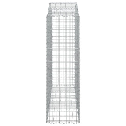 Cesti Gabbioni ad Arco 8 pz 200x50x160/180 cm Ferro Zincato - homemem39
