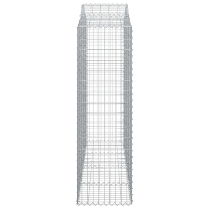 Cesti Gabbioni ad Arco 9 pz 200x50x160/180 cm Ferro Zincato - homemem39