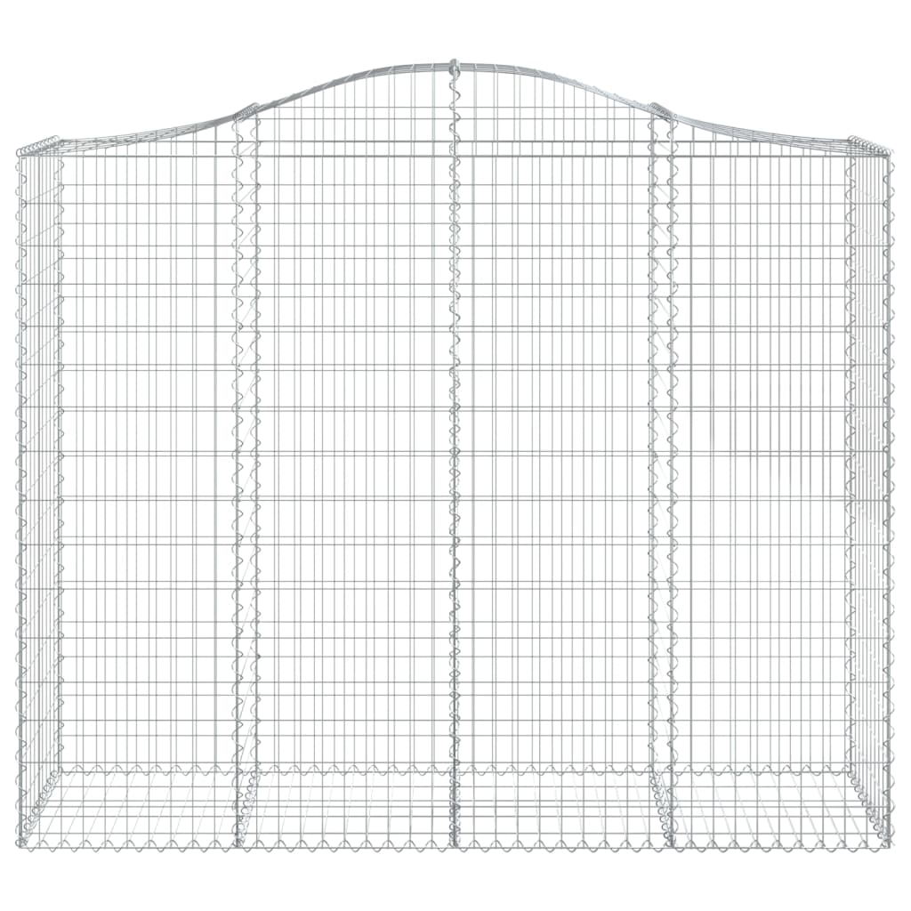 Cesti Gabbioni ad Arco 25 pz 200x50x160/180 cm Ferro Zincato