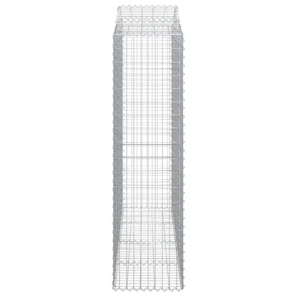 Cesti Gabbioni ad Arco 7 pz 200x50x180/200 cm Ferro Zincato - homemem39
