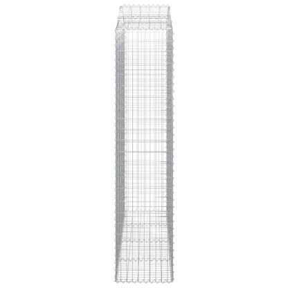 Cesti Gabbioni ad Arco 9 pz 200x50x220/240 cm Ferro Zincato | homemem39