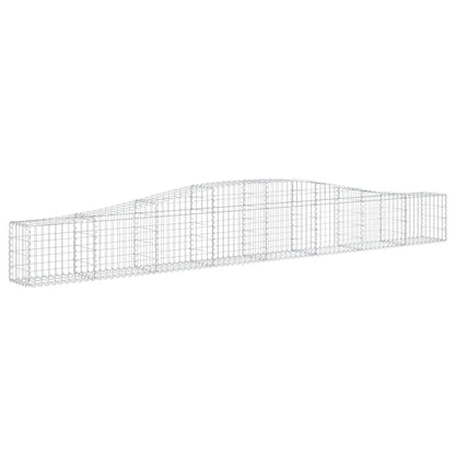 Cesti Gabbioni ad Arco 7 pz 400x30x40/60 cm Ferro Zincato - homemem39