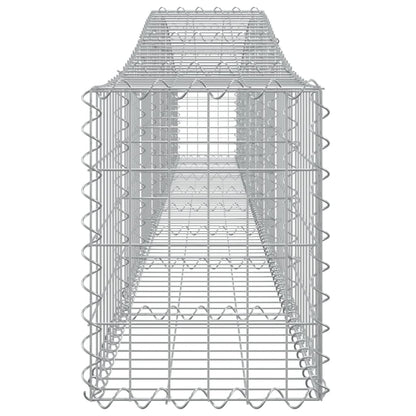 Cesti Gabbioni ad Arco 7 pz 400x30x40/60 cm Ferro Zincato - homemem39