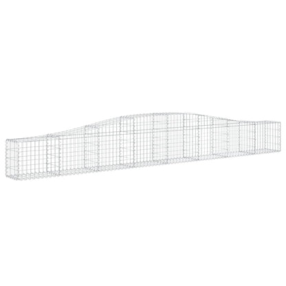 Cesti Gabbioni ad Arco 8 pz 400x30x40/60 cm Ferro Zincato - homemem39