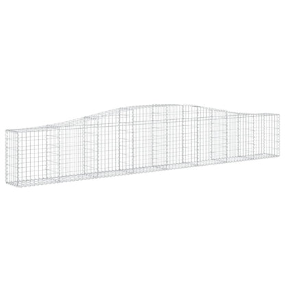 Cesti Gabbioni ad Arco 10 pz 400x30x60/80 cm Ferro Zincato - homemem39