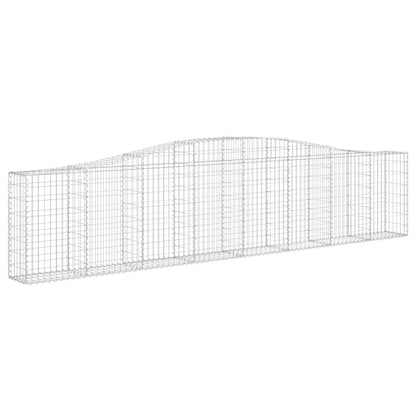 Cesti Gabbioni ad Arco 2 pz 400x30x80/100 cm Ferro Zincato - homemem39