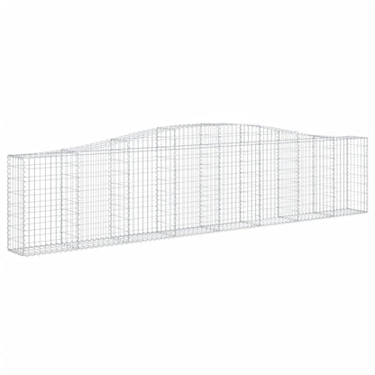 Cesti Gabbioni ad Arco 15 pz 400x30x80/100 cm Ferro Zincato - homemem39