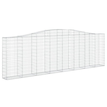Cesti Gabbioni ad Arco 7 pz 400x30x120/140 cm Ferro Zincato - homemem39