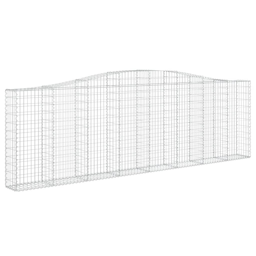 Cesti Gabbioni ad Arco 9 pz 400x30x120/140 cm Ferro Zincato - homemem39