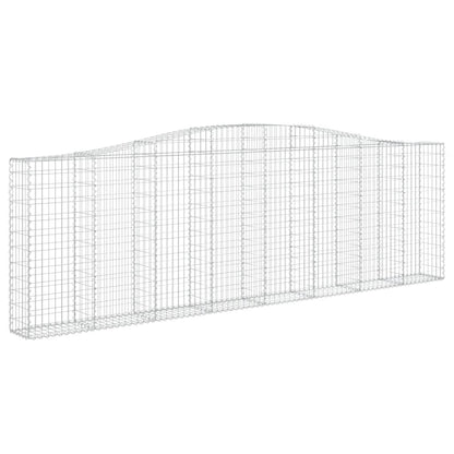 Cesti Gabbioni ad Arco 9 pz 400x30x120/140 cm Ferro Zincato - homemem39