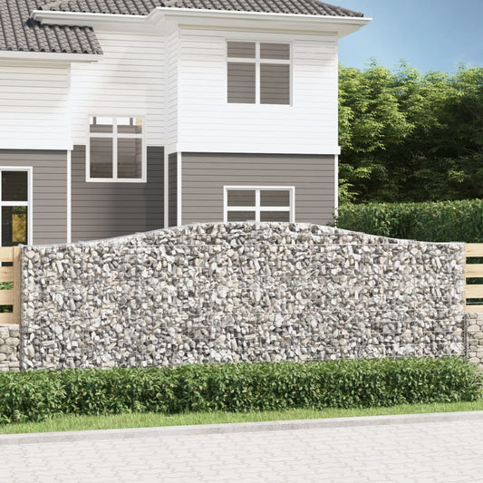 Cesti Gabbioni ad Arco 2 pz 400x30x140/160 cm Ferro Zincato - homemem39