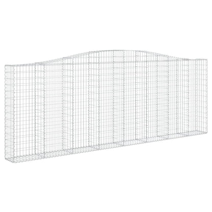 Cesti Gabbioni ad Arco 3 pz 400x30x140/160 cm Ferro Zincato - homemem39