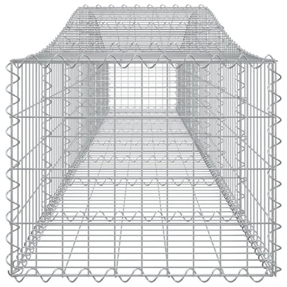Cesti Gabbioni ad Arco 2 pz 400x50x40/60 cm Ferro Zincato - homemem39
