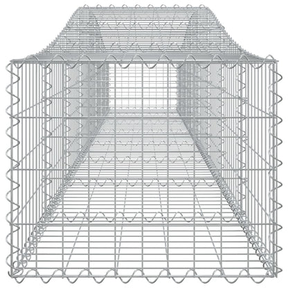 Cesti Gabbioni ad Arco 8 pz 400x50x40/60 cm Ferro Zincato - homemem39