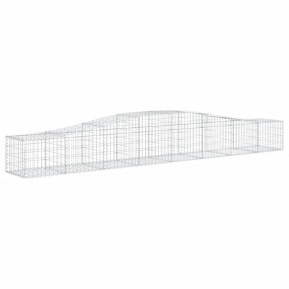 Cesti Gabbioni ad Arco 9 pz 400x50x40/60 cm Ferro Zincato - homemem39