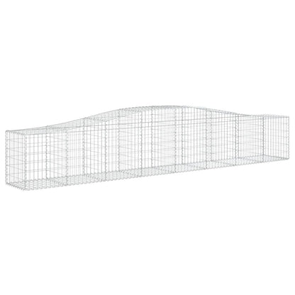 Cesti Gabbioni ad Arco 2 pz 400x50x60/80 cm Ferro Zincato - homemem39