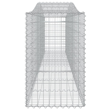 Cesti Gabbioni ad Arco 2 pz 400x50x80/100 cm Ferro Zincato - homemem39