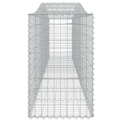 Cesti Gabbioni ad Arco 6 pz 400x50x80/100 cm Ferro Zincato - homemem39