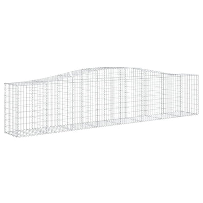 Cesti Gabbioni ad Arco 7 pz 400x50x80/100 cm Ferro Zincato - homemem39