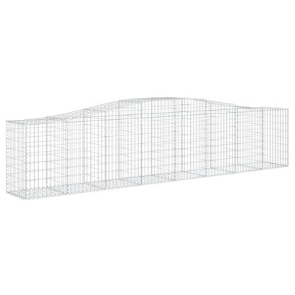 Cesti Gabbioni ad Arco 10 pz 400x50x80/100 cm Ferro Zincato - homemem39