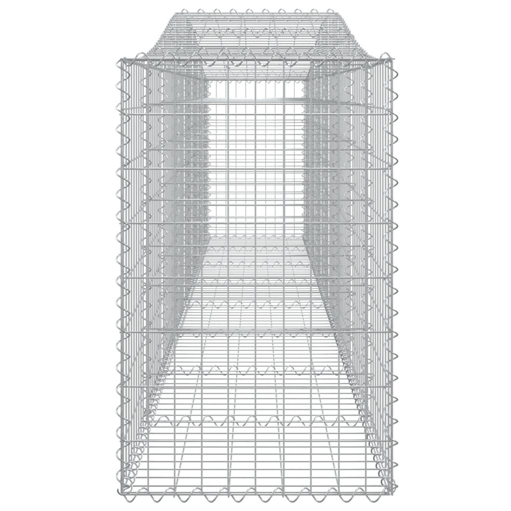 Cesti Gabbioni ad Arco 10 pz 400x50x80/100 cm Ferro Zincato - homemem39