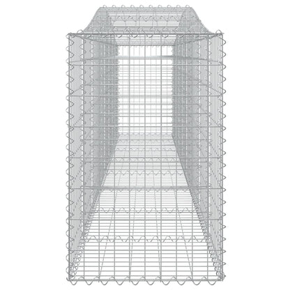 Cesti Gabbioni ad Arco 10 pz 400x50x80/100 cm Ferro Zincato - homemem39