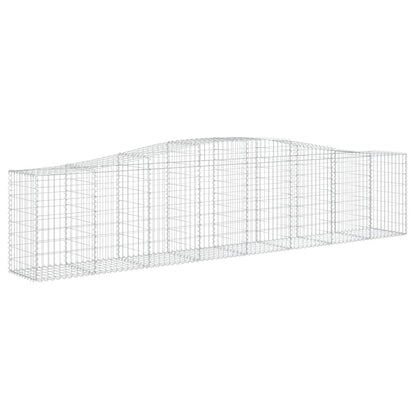 Cesti Gabbioni ad Arco 25 pz 400x50x80/100 cm Ferro Zincato - homemem39