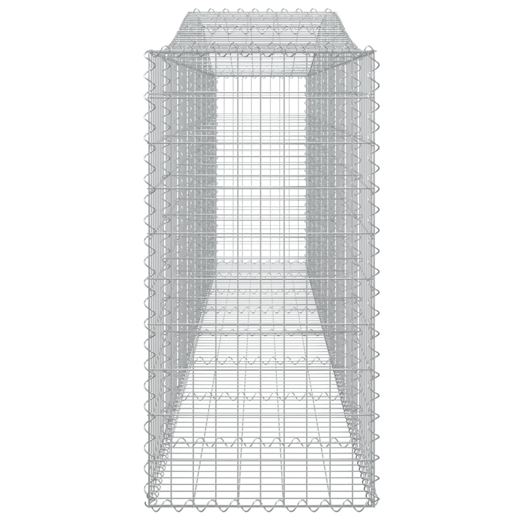 Cesti Gabbioni ad Arco 5 pz 400x50x100/120 cm Ferro Zincato - homemem39