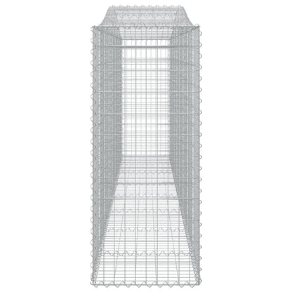 Cesti Gabbioni ad Arco 2 pz 400x50x120/140 cm Ferro Zincato - homemem39