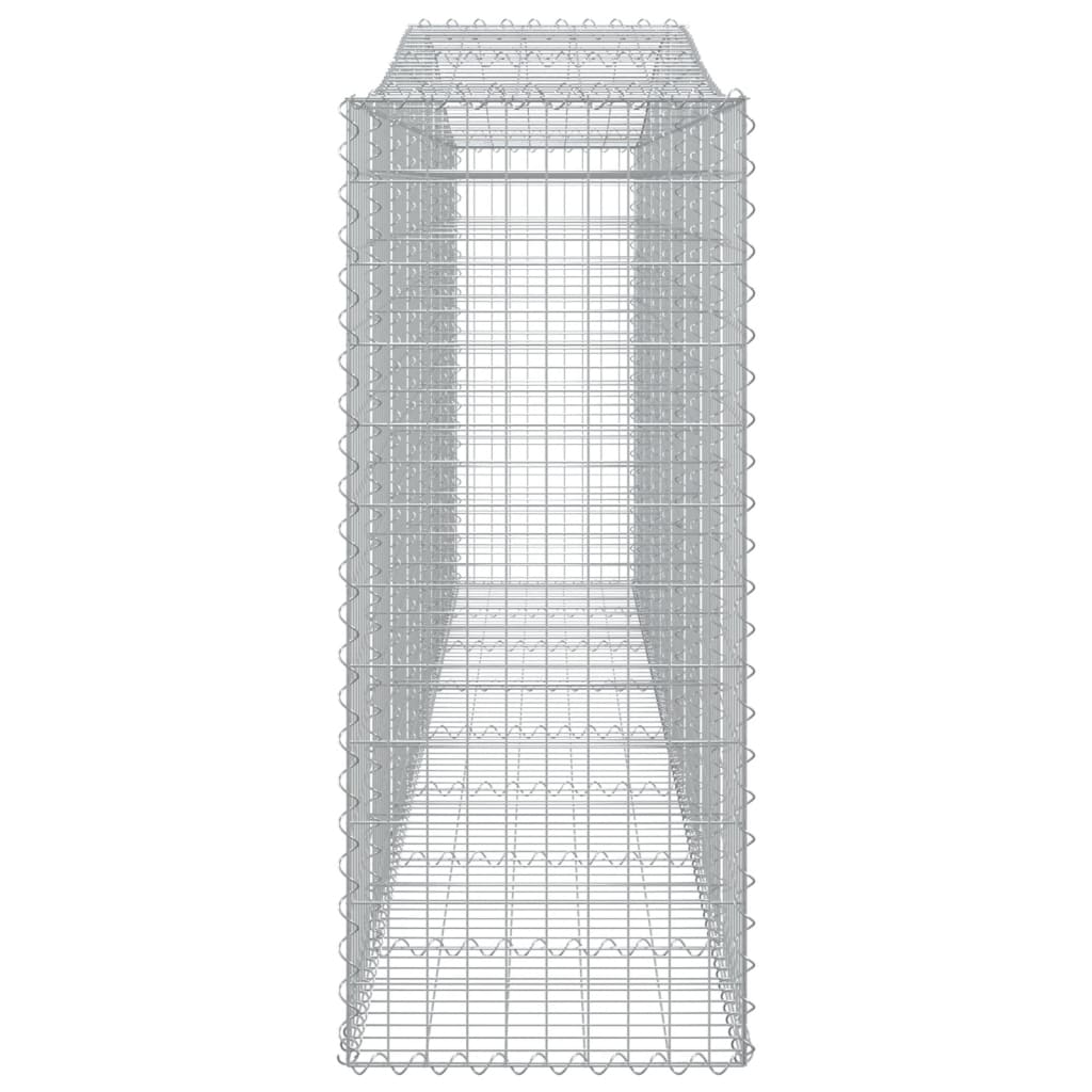 Cesti Gabbioni ad Arco 4 pz 400x50x120/140 cm Ferro Zincato - homemem39