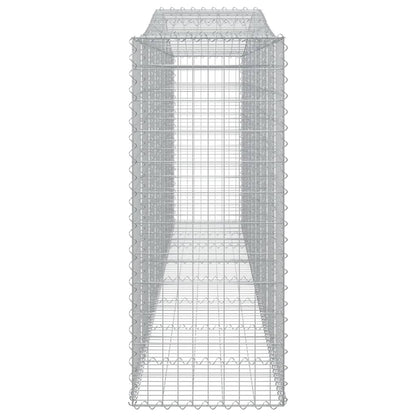 Cesti Gabbioni ad Arco 6 pz 400x50x120/140 cm Ferro Zincato - homemem39