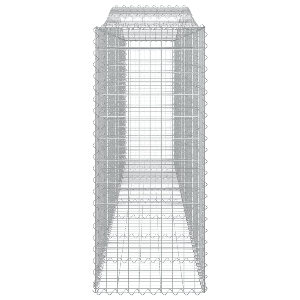 Cesti Gabbioni ad Arco 8 pz 400x50x120/140 cm Ferro Zincato - homemem39