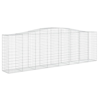 Cesti Gabbioni ad Arco 10 pz 400x50x120/140 cm Ferro Zincato - homemem39
