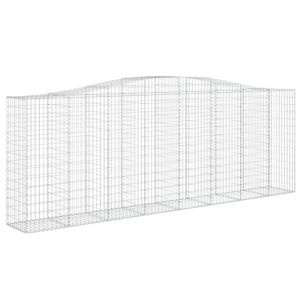 Cesti Gabbioni ad Arco 6 pz 400x50x140/160 cm Ferro Zincato - homemem39