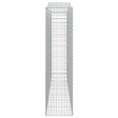 Cesti Gabbioni ad Arco 4 pz 400x50x200/220 cm Ferro Zincato | homemem39