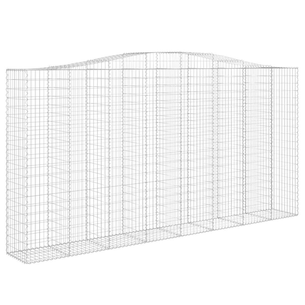 Cesti Gabbioni ad Arco 6 pz 400x50x200/220 cm Ferro Zincato | homemem39
